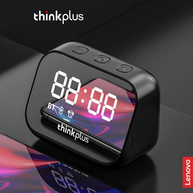 Леново thinkplus ТС13 Speaker Alarm Часы Mirror Wireless Bluetooth Speaker LED Digital Stereo Desktop - особенности