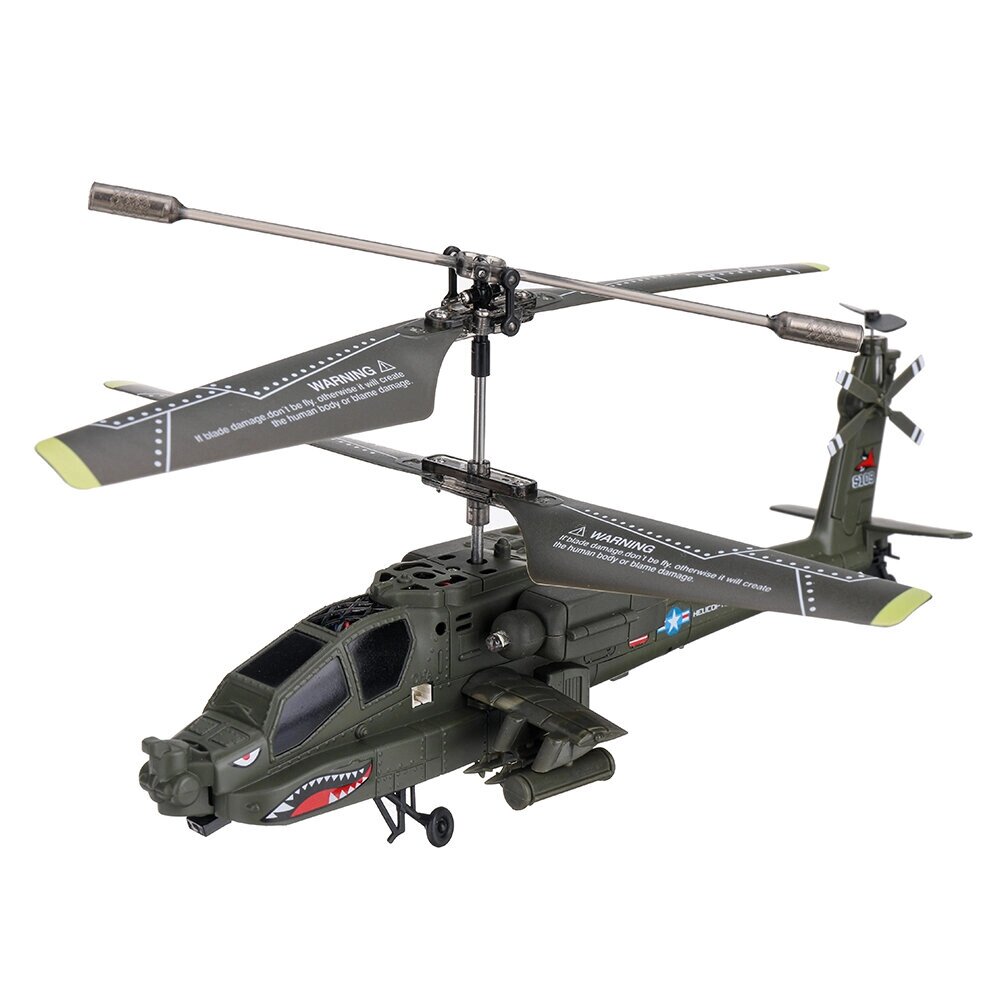 SYMA S109G 3.5CH beast RC helicopter RTF AH-64 military model kids toy - акции