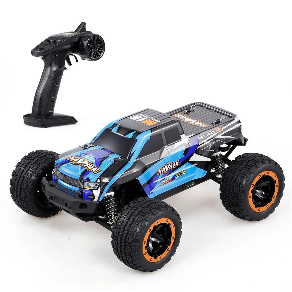 HBX 16889A Brushed 1/16 2.4G 4WD 30km/h RC Car with LED Light Electric Off-Road Truck RTR Model - преимущества