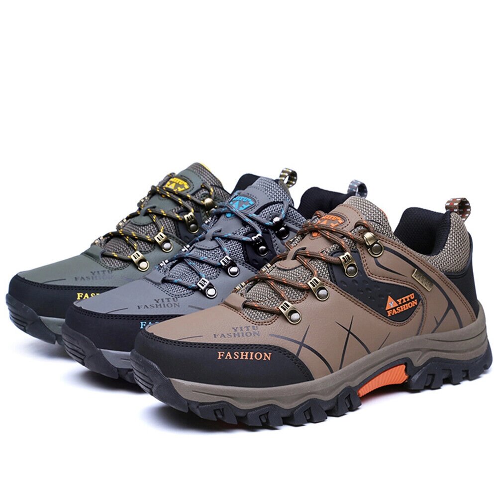 Альпинистская мужская обувь Low Top Snow Ботинки На открытом воздухе Adventure Кемпинг Leisure Hiking Shoes - Bangg