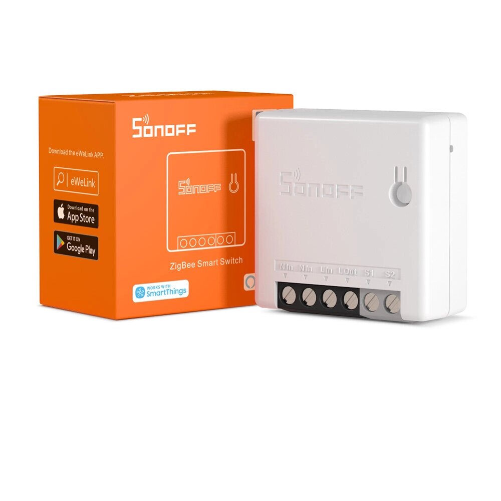 SONOFF ZBMINI Zigbee3.0 Двухстороннее приложение Smart Switch Дистанционное Управление через eWeLink Поддержка Smart. Thin - распродажа