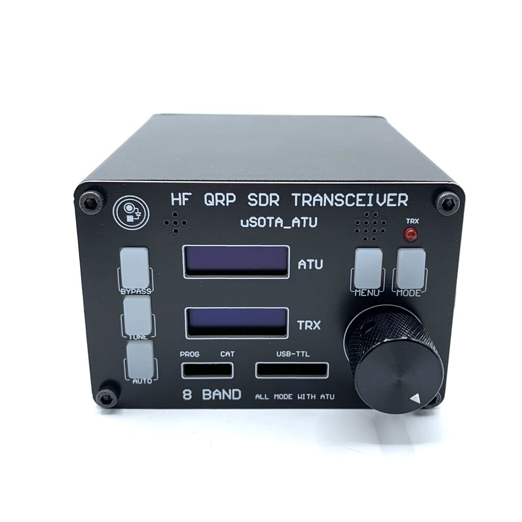 Приемопередатчик USDX SDR All Mode 8 Стандарты Радиолюбитель HF Радио QRP CW Приемопередатчик Встроенный ATU-100 Антенна - Bangg