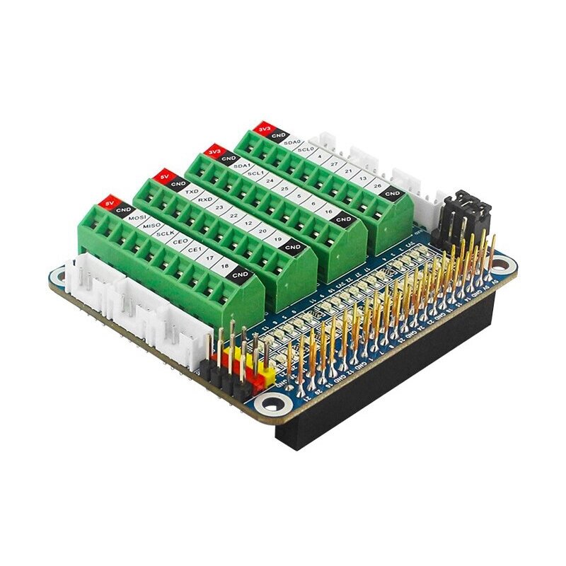 Raspberry Pi GPIO Тестовая плата расширения PCF8591 Встроенный модуль LED Обнаружение порта ввода-вывода ADC/DCA Датчик - распродажа