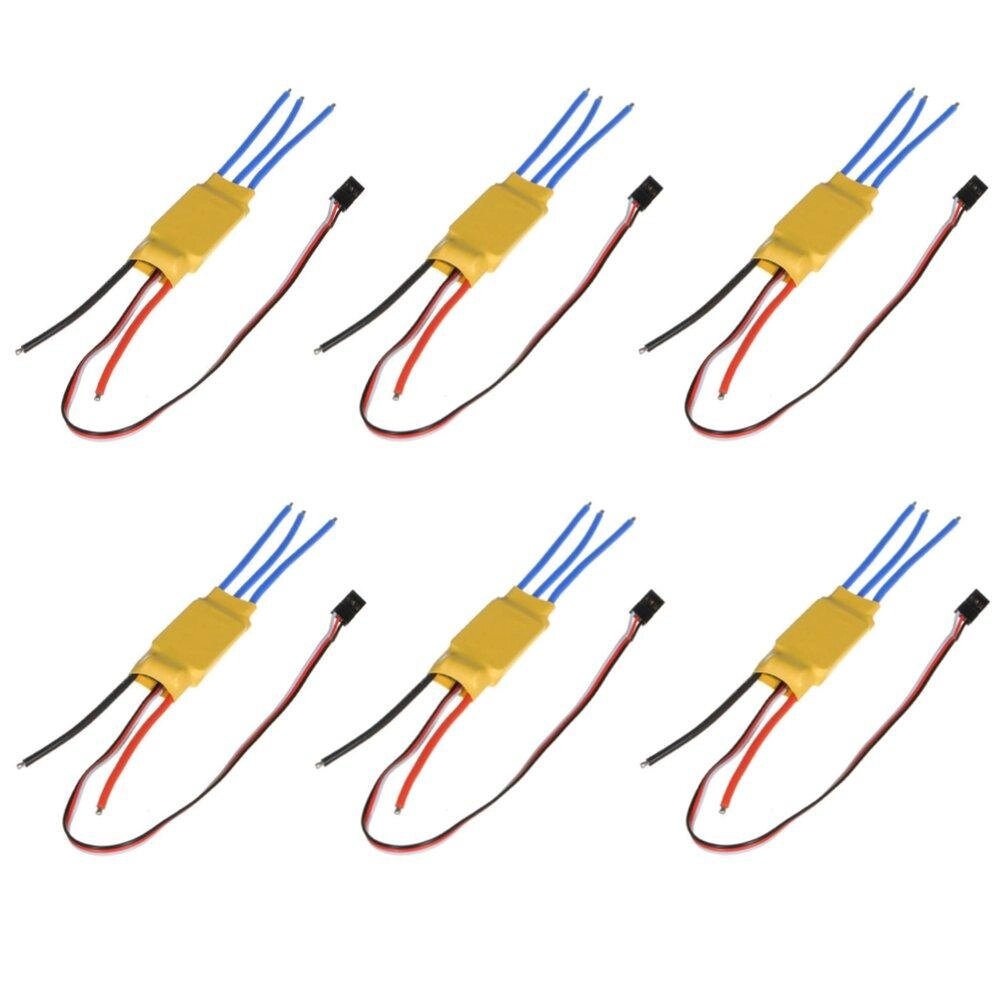 6PCS XXD HW30A 30A Бесколлекторный ESC для самолета RC Квадрокоптер - описание