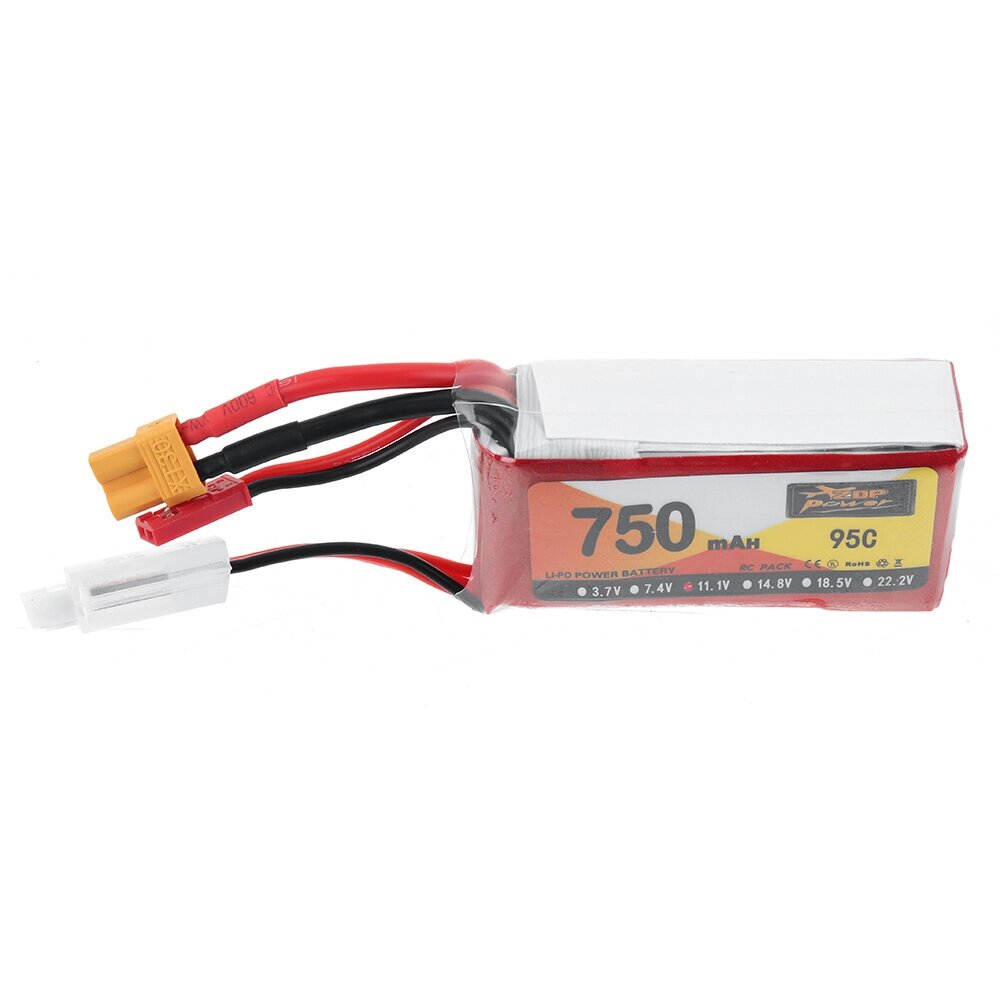 ZOP POWER 11,1 в 750 мач 95C 3S lipo батарея XT30 штекер для RC дрон - гарантия