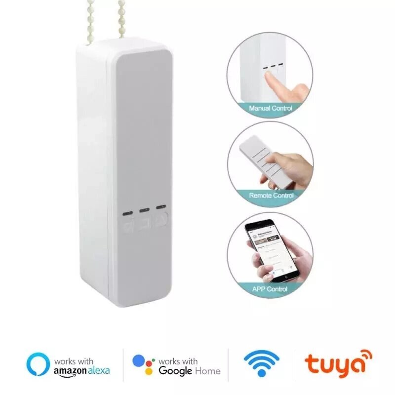 RSH-MC08 EU Plug Умная моторизованная цепь Ролик Жалюзи Tuya WiFi Дистанционный Голосовое управление Привод затвора Двиг - Bangg