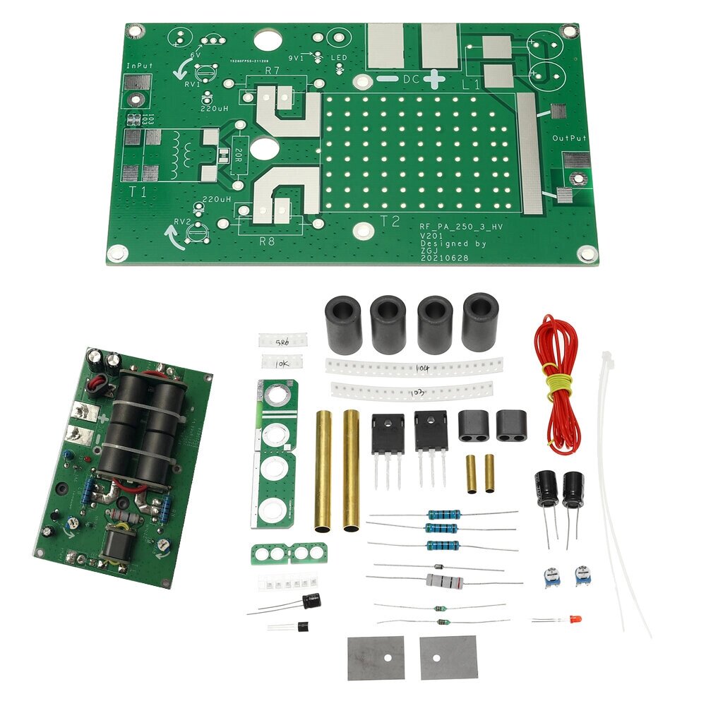 180W HF Linear High Frequency RF Power Усилитель Parts Amateur Радио DIY Набор - обзор