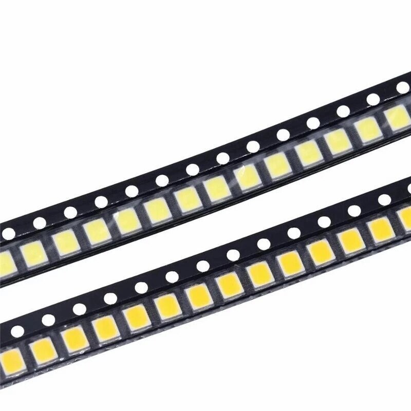 100 шт SMD LED 2835 чипов 1 Вт 3 В 6 В 9 В 18 В 120-130 лм белый теплый поверхностный монтаж на печатной плате светоизлу - скидка