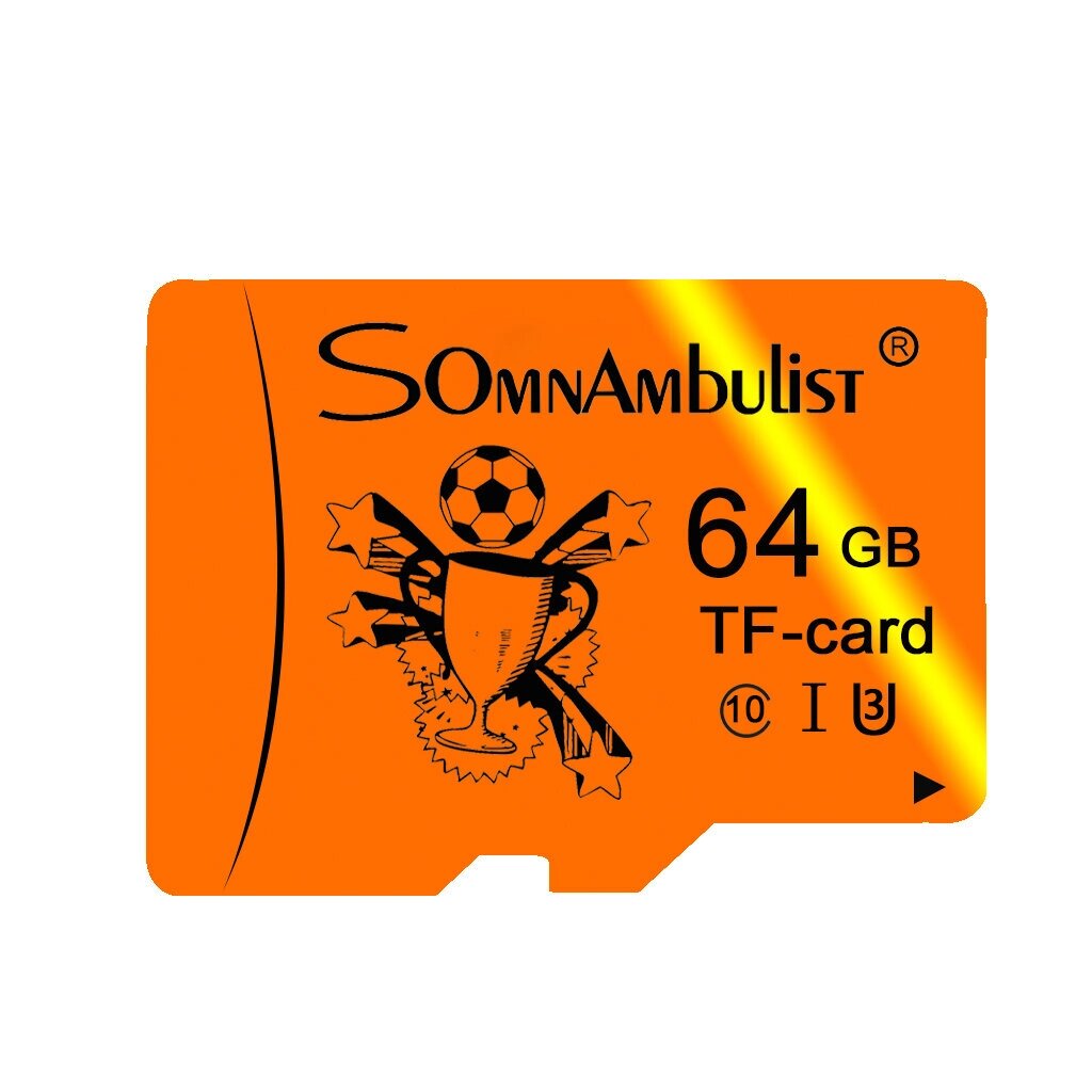 Somnambulist CLASS10 U3 Карта памяти TF 128 ГБ 64GB 32GB 16GB Совместимый регистратор вождения Micro-SD Flash Карта памя - скидка