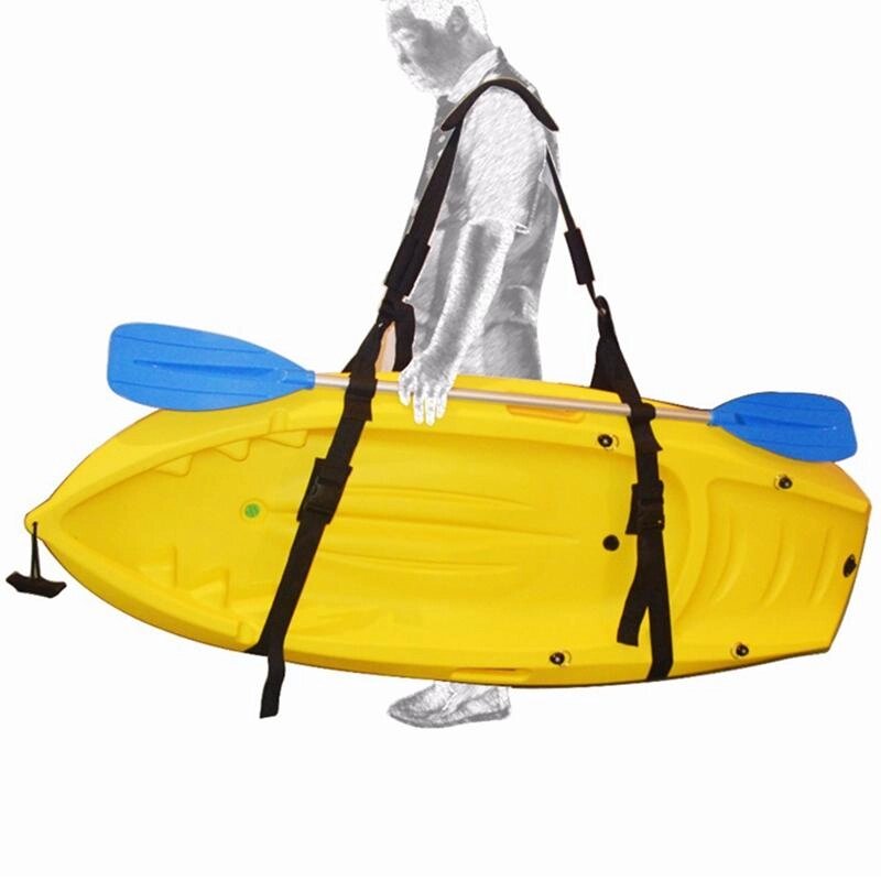 Ремень для переноски гребной доски, каяка или лодки Heavy Duty Sup Paddle Board Kayak Boat с регулируемым плечевым ремне - Андижан