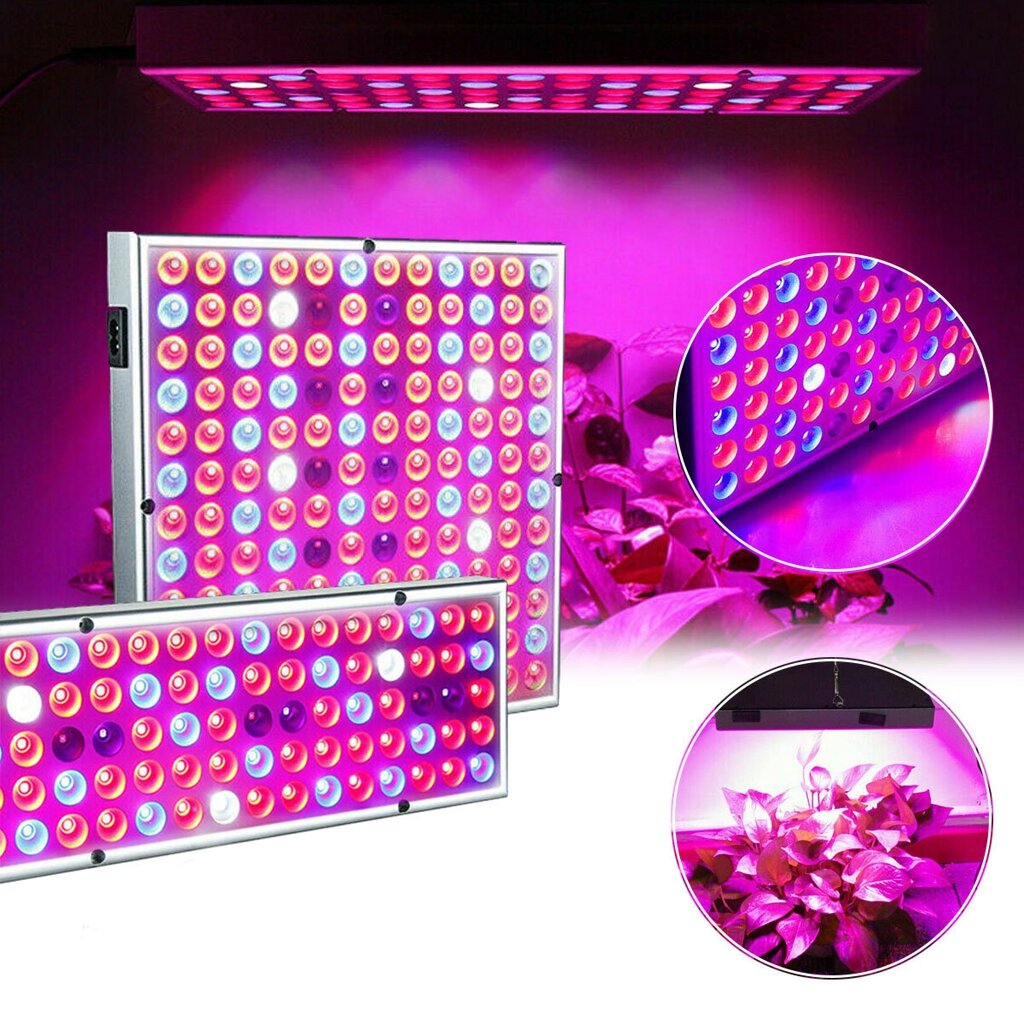 LED Grow Light Гидропонное Полный Спектр Крытый Растение Цветение цветов Лампа 85-265V - Узбекистан