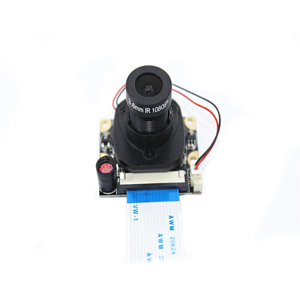 HBV-1509IR-CUT 5MP RPi 75° FOV 3,6 мм камера Модуль OV5647 Регулируемый фокус Ночное видение Переключатель режима «день/ - обзор