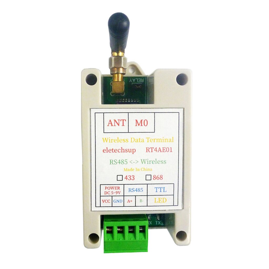 RT4AE01 433M 868M RS485 USB Беспроводной трансивер Модуль последовательной передачи данных на большие расстояния - отзывы