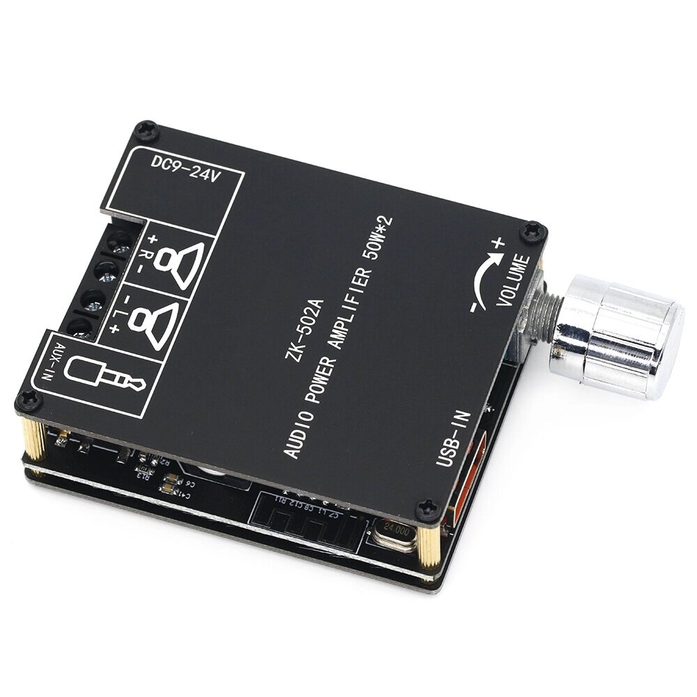 ZK-502A Bluetooth Audio Digital Power Усилитель Board Module 2.0 Stereo Dual Channel 50W + 50W - заказать