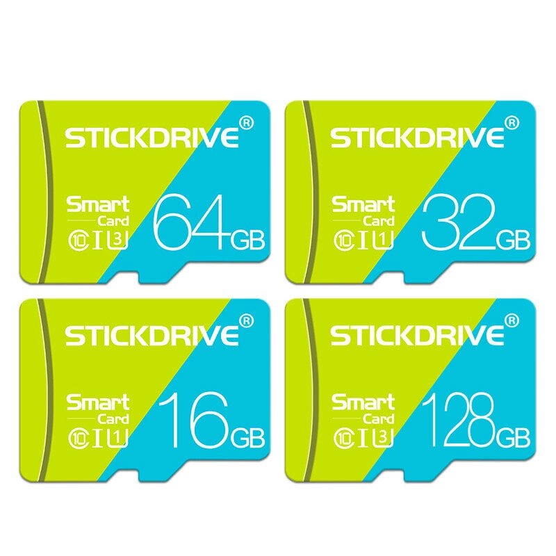 Высокоскоростная карта памяти Stickdrive класса 10 TF 64GB 128 ГБ 256 ГБ Micro SD-карта Flash Смарт-карта для телефона к - скидка