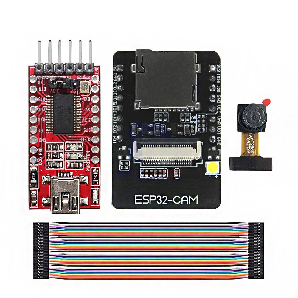 ESP32-cAM WiFi + плата разработки Bluetooth ESP32 с FT232RL FTDI USB в последовательный преобразователь TTL 40-контактны - Андижан