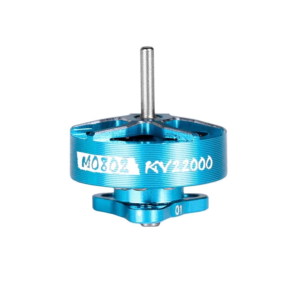 T-MOTOR M0802 0802 22000KV 25000KV 1S Бесколлекторный мотор Вал 1 мм для 65–75 мм Micro Whoop RC Дрон FPV Racing - фото