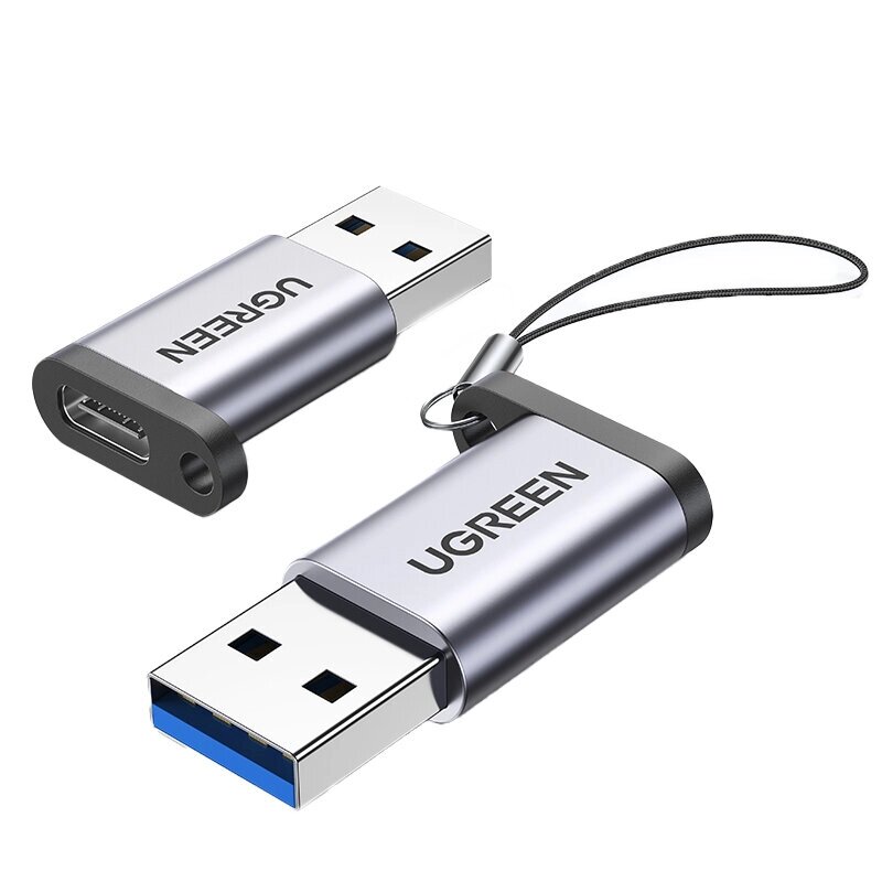 Адаптер UGREEN USB-C USB 3.0 2.0, штекер — USB 3.1 Type C, гнездо Type-C, адаптер для портативного телефона Наушник - опт