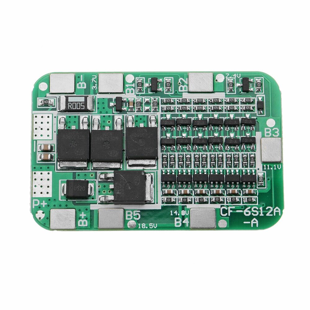 DC 24V 15A 6S PCB BMS Protection Board For Solar 18650 Li-ion Lithium Battery Module With Cell - выбрать