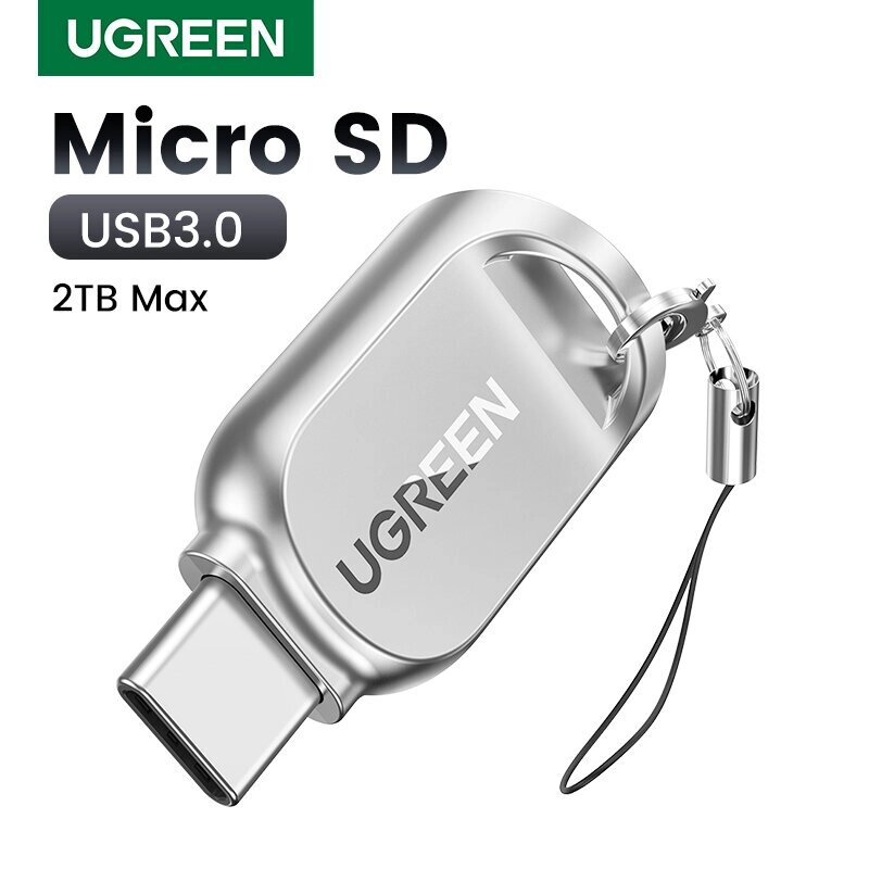 UGREEN кардридер USB-C на Micro SD TF карта OTG адаптер для ноутбука планшетный телефон Windows USB3.0 кардридер памяти - наличие