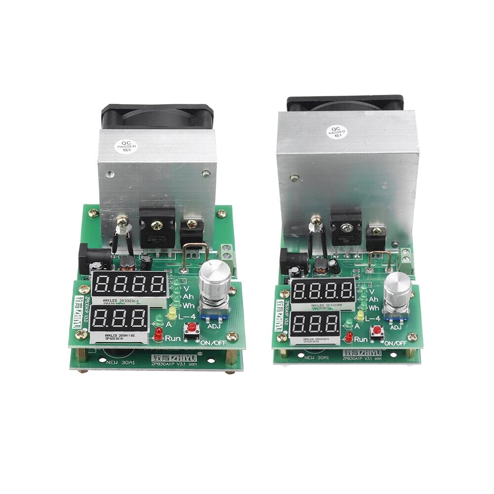 Original ZHIYU 60W / 110W 9.99A 30V Constant Current Electronic Load Aging Battery Capacity Tester - фото