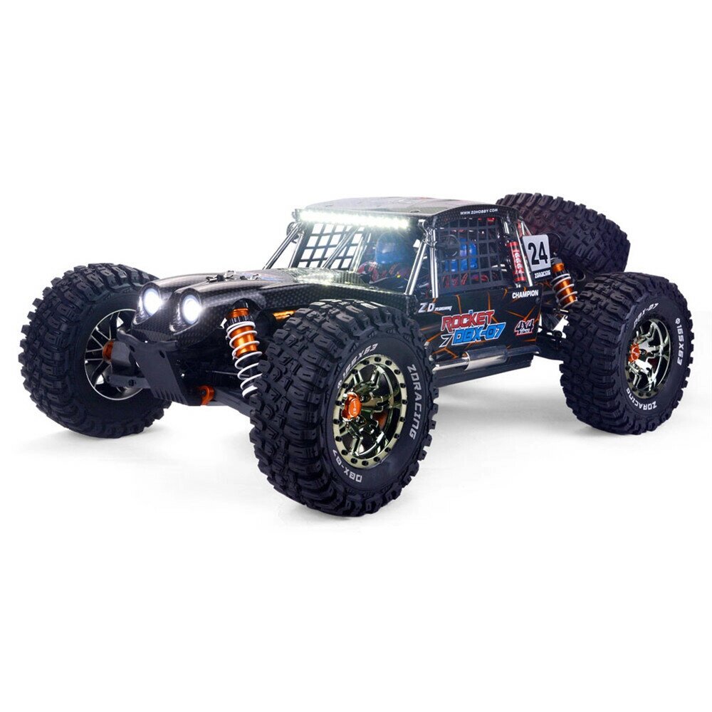 ZD Racing DBX 07 1/7 4WD Скорость 80 км / ч Бесколлекторный RC Авто 6S Транспортные средства Desert Monster Off-Road Мод - розница