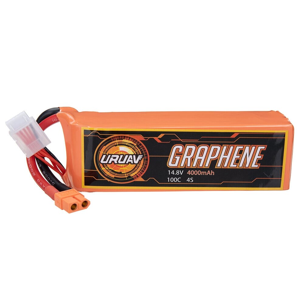 URUAV graphene 14.8V 4000mah 100C 4S lipo батарея разъем XT60 для RC дрон - акции