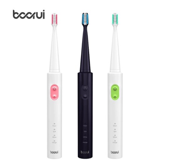 Borui BR-Z1 USB Wireless Ultrasonic Electric Toothbrush Oral Hygiene Rechargeable Sonic Automatic To - интернет магазин