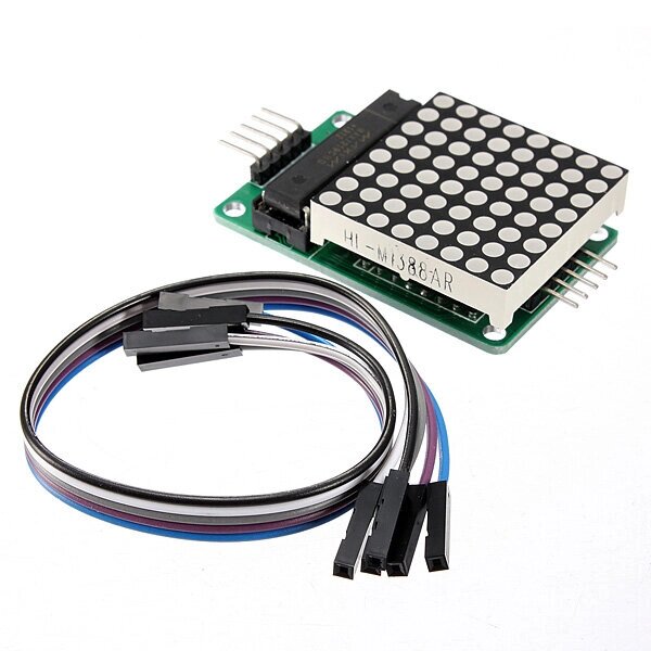 3Pcs MAX7219 Dot Matrix Module MCU LED Control Module Набор Geekcreit for Arduino - продукты, которые работают с официал - описание