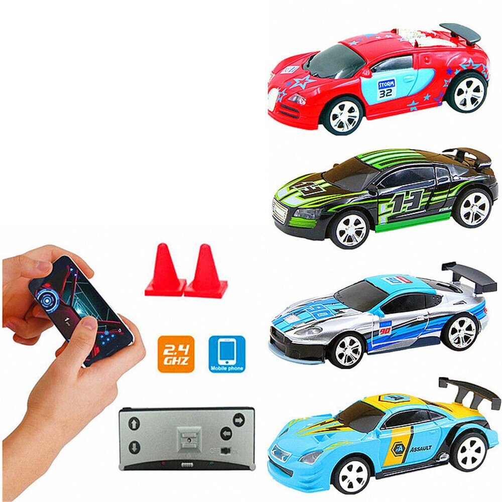 1/58 2.4G 4CH Electric Mini RC Авто App Control Радио Дистанционное Управление Mini Racing Toys Model - акции