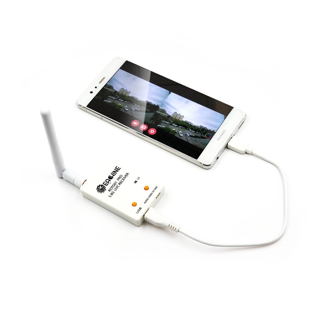 Каждый ROTG01 Pro UVC OTG 5.8G 150CH Full Канал FPV Receiver W/Audio For Android Smartphone - сравнение