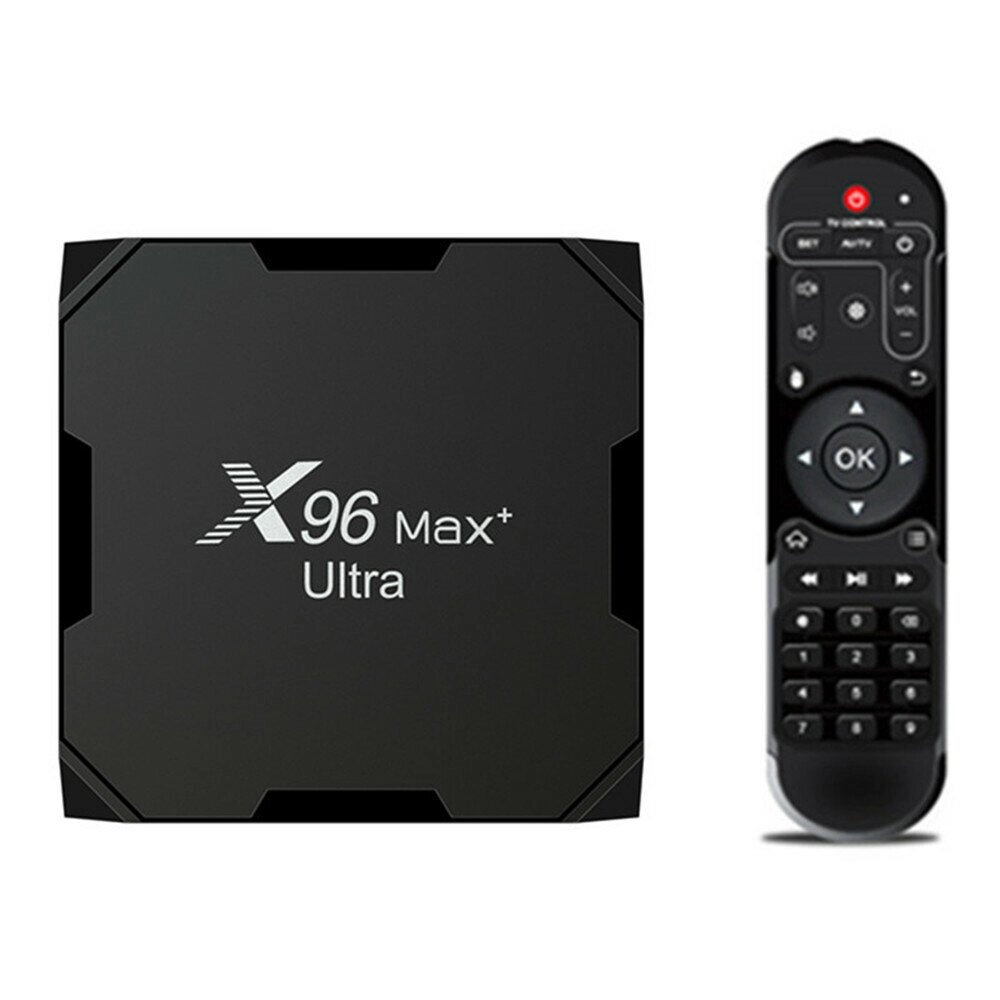 X96 Max Plus Ultra TV Коробка Android 11 Amlogic S905X4 Поддержка AV1 8K Dual Wifi BT Медиаплеер Youtube 4 ГБ 64GB - опт