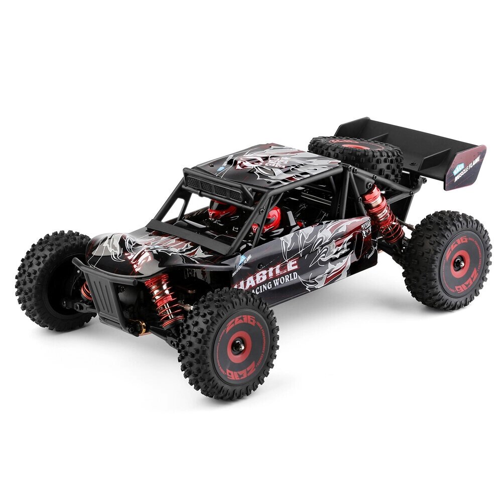 Wltoys 124016 V2 1/12 4WD 2.4G RC Авто Бесколлекторный Пустынный грузовик Модели внедорожников Высокая скорость 75 км/ч - характеристики