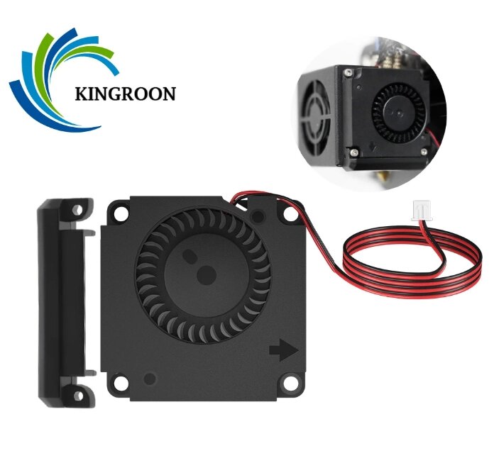 KINGROON DC 5V 12V 24V Turbo Radial Fans 3D Printer Blower 4010 Охлаждающий вентилятор Вытяжной вентилятор для Ender 3 C - Bangg