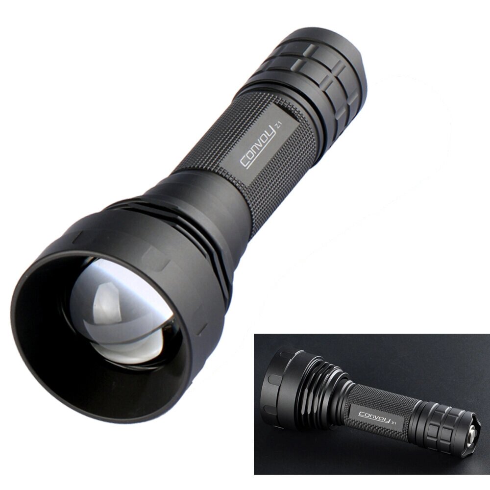 Convoy Z1 SST40 2000lm 12-group Modes + Zoomable Temperature Control 18650/21700 Powerful LED Flashlight - характеристики