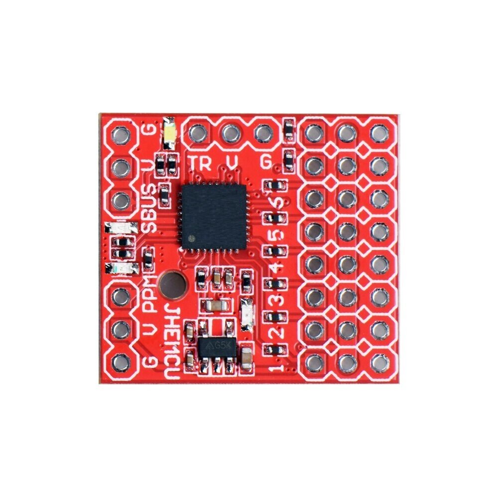 JHEMCU 8CH 3,3-20 В 15 мА SBUS UART PPM PWM модуль преобразования сигналов для радиоуправляемого самолета FPV Racing Дро - Узбекистан