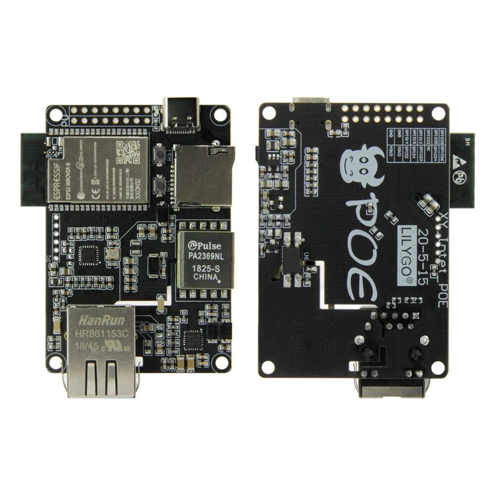 LILYGO TTGO Плата расширения T-Internet-POE ESP32-wROOM LAN8720A Чип Ethernet-адаптер Программируемое оборудование - Андижан