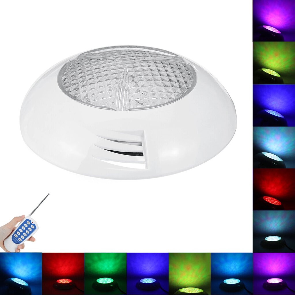 12V 144 LED RGB Подводное плавание Бассейн Фонтан Лампа Лампа Дистанционное Управление - заказать