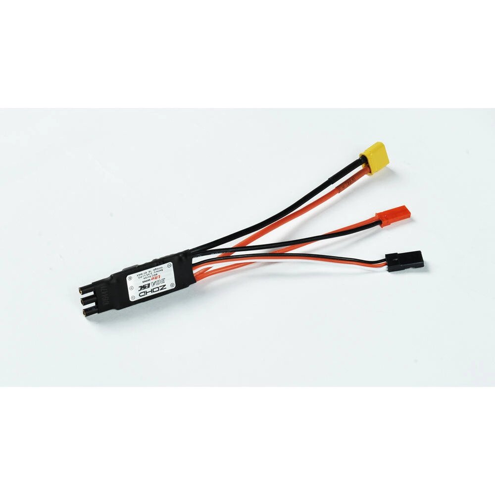 ZOHD Dart250G 30A Бесколлекторный ESC с 5V 2A BEC XT-30 JST TJC8 для 570-миллиметрового размаха крыла менее 250 граммов - гарантия