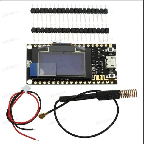 Модуль TTGO 433 мгц LORA SX1278 ESP32 0,96 OLED дисплей 16 мбайт (128 мбит) lilygo для arduin - заказать