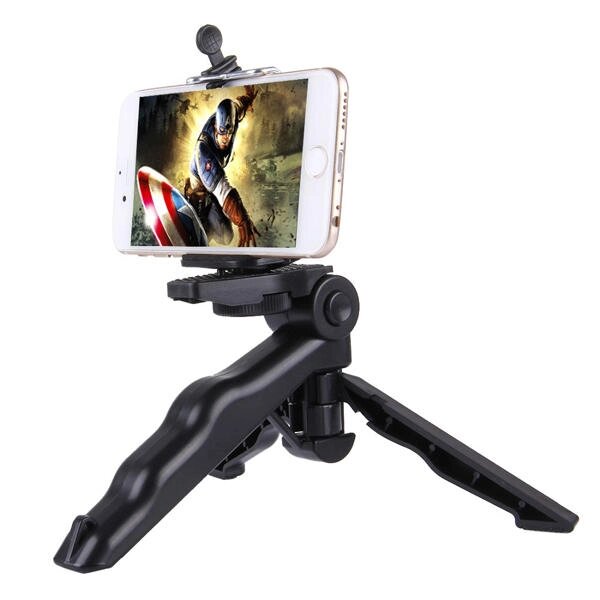 PULUZ Grip Folding Штатив Крепление с переходными винтами для Gopro SJCAM Yi Action камера - доставка