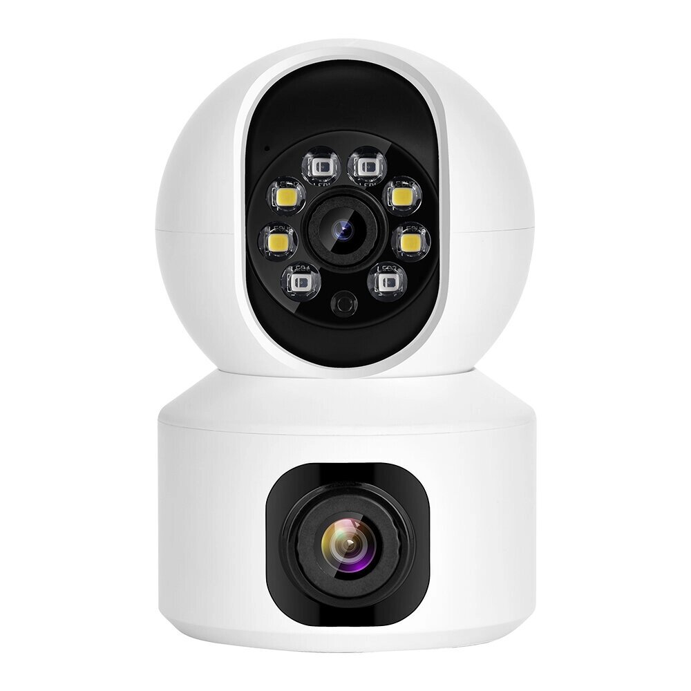 Hiseeu FH3C 2MP+2MP 1080P WiFi Baby Монитор PTZ 4MP Dual Объектив Dual Screen камера В помещении AI Отслеживание Обнаруж - наличие