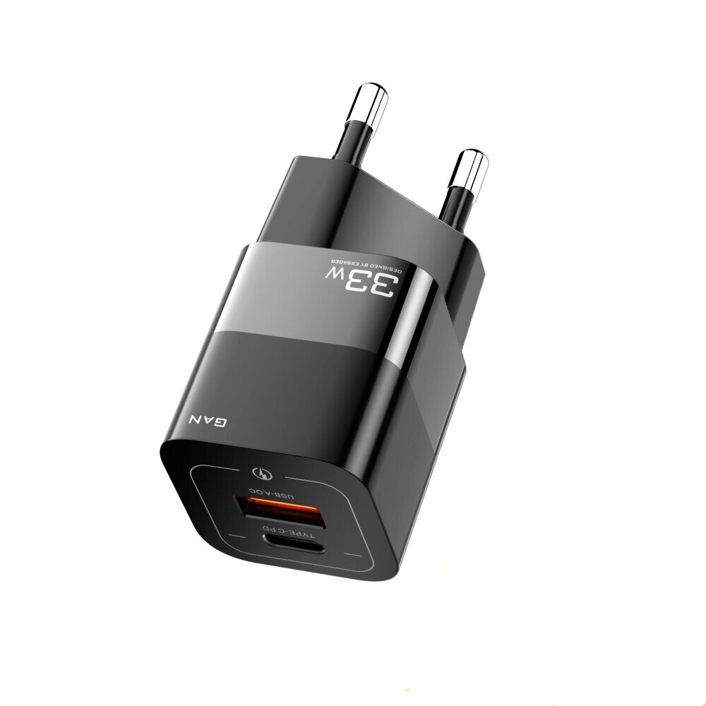 Эссагер Portable Mini 33W GaN Wall Travel Charger PD3.0 PPS QC3.0 Быстрое зарядное устройство для iPhone 13 13 Mini 13 P - Андижан