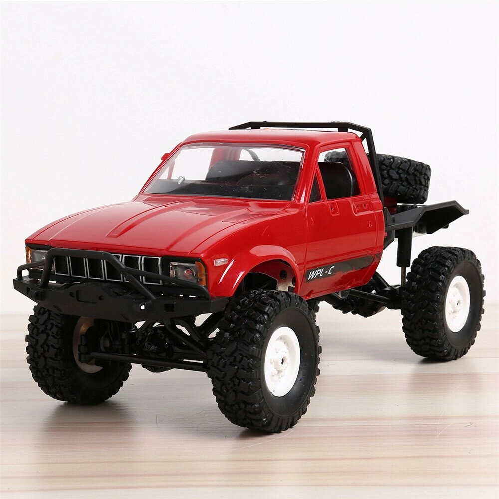 Взрыв хорошо WPL C14 1/16 2.4G 4WD Off Road RC Military Car Rock Crawler Truck With Front LED RTR Toys - интернет магазин