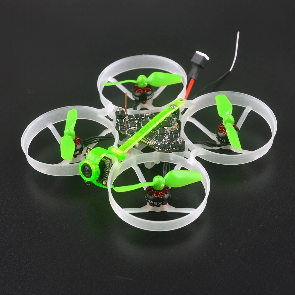 19,5 Г happymodel moblite7 75 мм 1S diamond F4 AIO 5A BB2 ESC ресивер 25/200 мвт VTX whoop FPV racing дрон BNF C EX0802 - распродажа