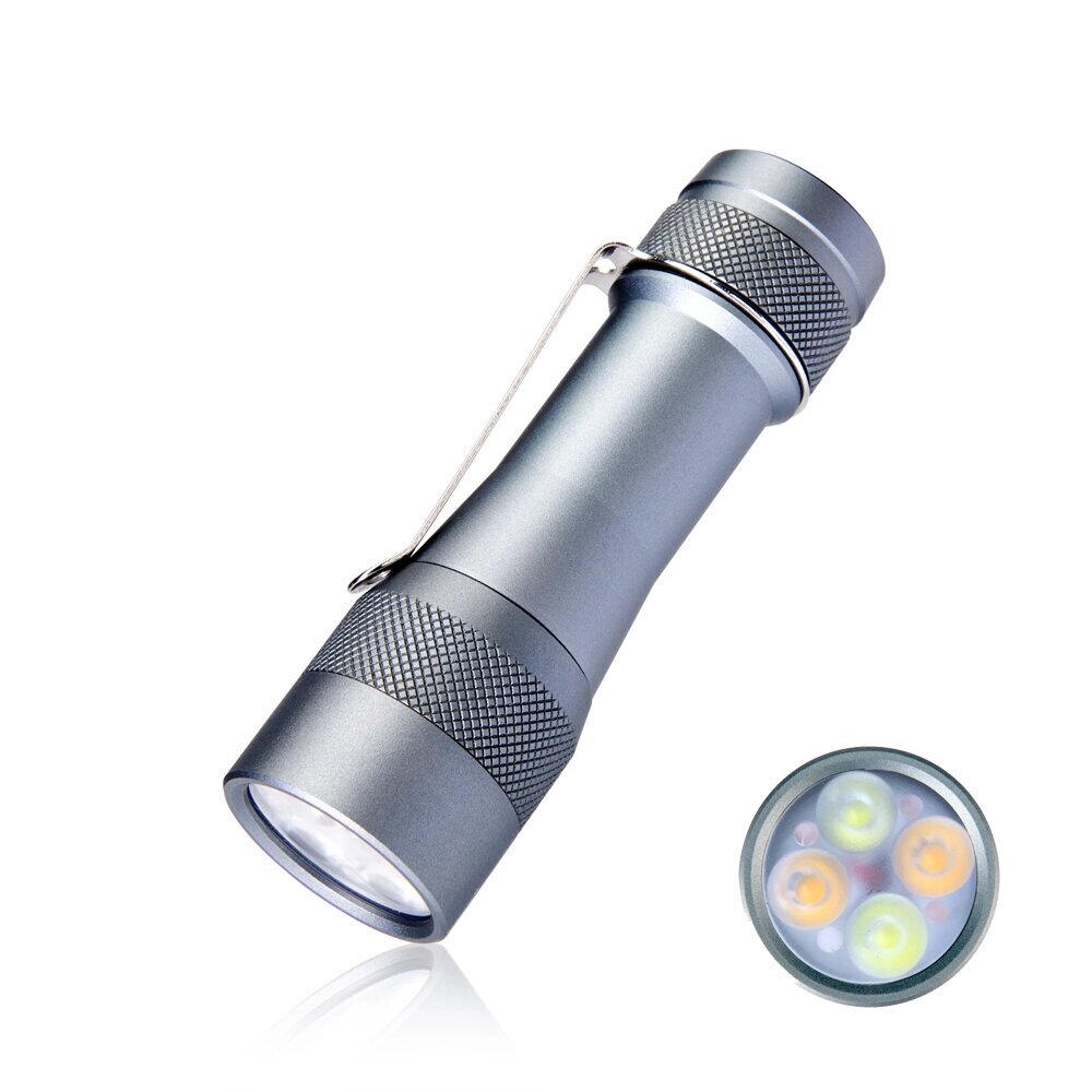 Lumintop FW4x XPL+HI nichia 219C 3150LM вел flashlight 3000K/4000K/4500K/5000K/6500K light color adjustable 18650 mini T - гарантия