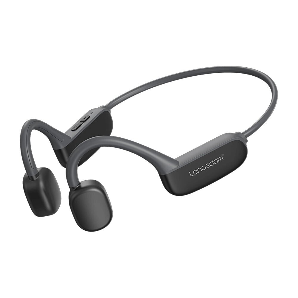 Langsdom Opetec Race1 Bone Conduction Наушник bluetooth-гарнитура 32G TF карта 16 мм большие драйверы Sport Наушники с м - опт