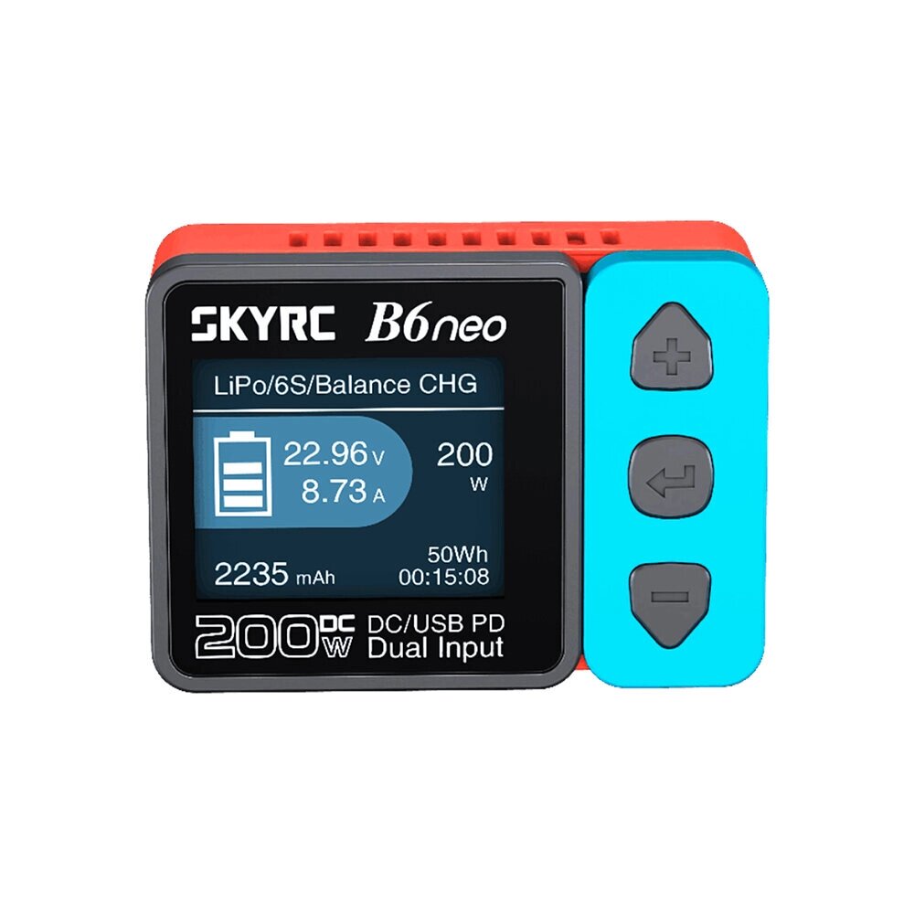 SKYRC B6 NEO B6NEO Интеллектуальное зарядное устройство DC 200 Вт PD 80 Вт LiPo Батарея Балансовое зарядное устройство-р - характеристики