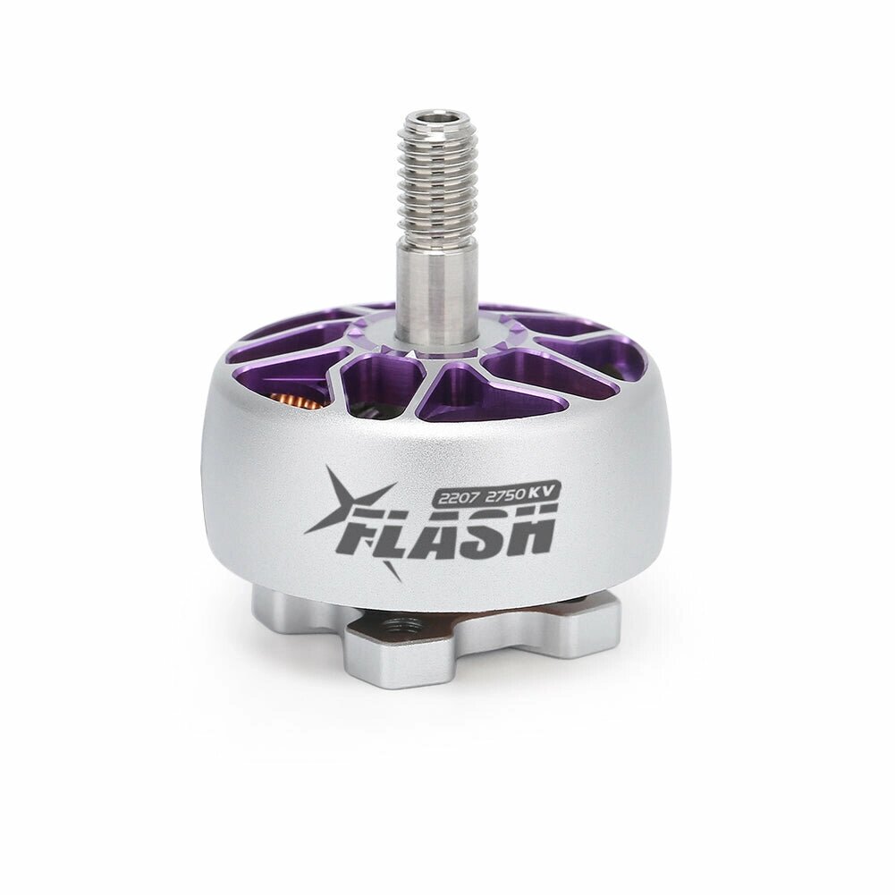 Fly. Fish. RC Flash 2207 1850KV 6S / 2750KV 4S Unibell Бесколлекторный мотор Серо-фиолетовый цвет для фристайла FPV Racing R - акции