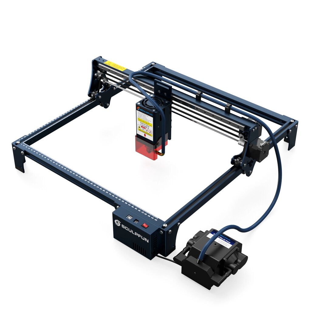 SCULPFUN S30 Pro Max 20W Laser Engraver Cutter, Automatic Air-assist, 0.08x0.1mm Laser Focus, 32-bit Motherboard, Replac - розница